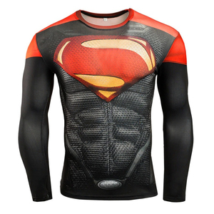 Unisex Black Custom Logo <b>Compression</b> <b>Shirt</b> Sublimation Print Quick Dry Breathable Spandex/Polyester 120g Full Sleeve Rash Guard - Product Image 6