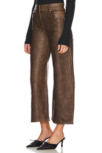 Women's <b>Winter</b> Outdoor Active Leather Pants Jogging <b>Trousers</b> Multi-Pocket Waterproof Skinny Fit Comfortable <b>Walking</b> OEM - Product Image 6