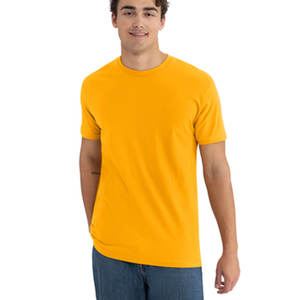 T-shirt à manches courtes ajusté en coton premium 100 % Next Level pour homme, impression personnalisée, uni, décontracté, basique - Product Image 4