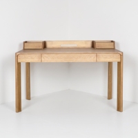 Bureau d'écriture moderne en teck massif avec tiroirs, table d'étude moderne pour hôtel, villa, bureau à domicile, projets, fabricant indonésien