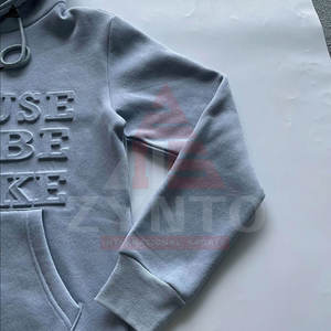 Sweat-shirts personnalisés en gros avec logo pour hommes – Fabricant de sweats à capuche gaufrés respirants – Prix de gros – Basiques en coton mélangé - Product Image 3