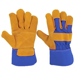 Premium Quality Canadian Rigger Cowhide Split Safety <b>Gloves</b> Industrial <b>Driver</b> Working Leather Welding <b>Gloves</b> for Hand Protection - Product Image 5