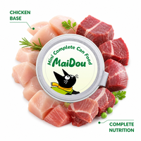 Pasokan Makanan Hewan Peliharaan Private Label OEM ODM dengan Pilihan Ayam, Sapi, dan Salmon