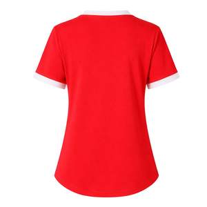 Maglietta Henley Rossa Premium Delta Sigma Theta per Donne, Vestibilità Comoda, Alta Qualità, Abbigliamento Casual per Confraternite Greche - Product Image 5