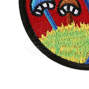 Factory Custom Embroidered <b>Patch</b> Iron On Backing Heavy Duty Stitching Rich Detail Ideal For Sportswear <b>Jeans</b> Caps - Product Image 3