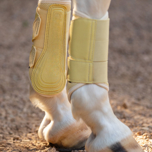 Botas de montar de mezclilla con protección para tendones y estopines, amortiguadoras de impactos, hechas a medida, fabricadas en Pakistán - Product Image 5