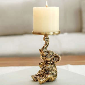 Support de bougie en forme d'éléphant The Glow Edit, résistant à la chaleur, décoration d'intérieur - Product Image 3