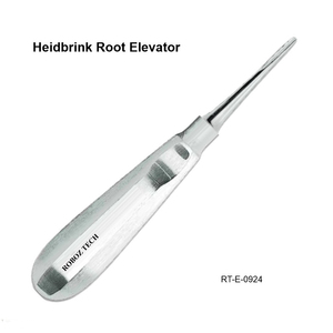 Élévateur dentaire manuel ergonomique Heidbrink 2 mm en acier inoxydable certifié CE par Roboz Tech - Product Image 1