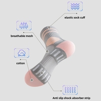 Chaussettes de sport décontractées pour femmes, respirantes, en maille élastique, pour activités de plein air, course à pied, basketball, en coton anti-humidité