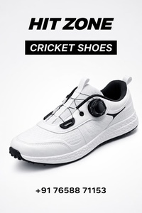 Chaussures de cricket de qualité supérieure |   Chaussures à semelle en caoutchouc à forte adhérence |   Chaussures de cricket légères et confortables - Product Image 3