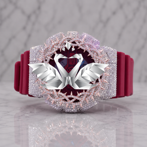 Luxury <b>Automatic</b> Moissanite Diamond Watch Men Full VVS Stone Stainless Steel Watch - Product Image 1