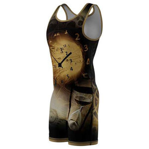 Combinaisons de lutte unisexes en spandex et polyester, compression pour la musculation, durables, pour l'entraînement, service OEM - Product Image 6