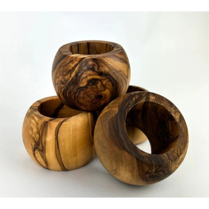 Handmade Elegant Wooden Napkin <b>Rings</b> Modern Rustic Style Serviette <b>Ring</b> Buckles Bulk for Eco Friendly Wedding Banquet Event - Product Image 5