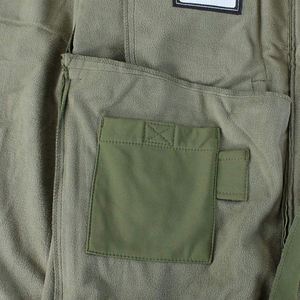 Chaquetas softshell para adultos, resistentes al viento, para invierno, color verde, con cremallera, cuello alto, mangas largas, para senderismo al aire libre. - Product Image 6
