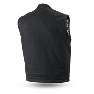 Chaleco de Motociclista para Hombre, Sin Mangas, Chaqueta de Motociclismo, Resistente al Viento, Transpirable, con Logotipo Personalizable, Bolsillos, Tela de 300g - Product Image 4
