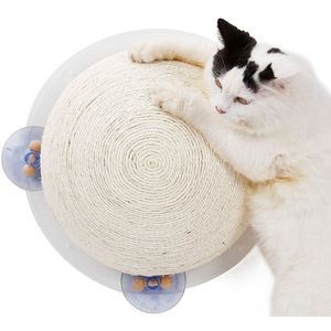 Stick N Claw Tiragraffi Circolare per Gatti con Corda di Sisal e Giocattolo a Ventosa per Alberi e Mobili per Gatti - Product Image 3