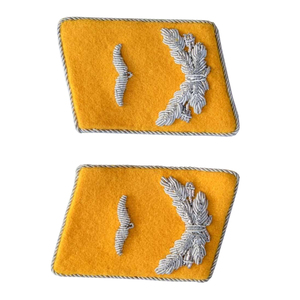 Custom Embroidered Rank <b>Badge</b> <b>Sew</b>-On Patch Gold Fabric Insignia Rectangle Shape Uniform Decorations - Product Image 3