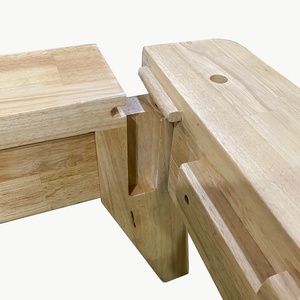 B2B, venta al por mayor, marco de cama de madera, carpintería japonesa, sin herramientas, cama de plataforma de madera de caucho, cabecero de caña de ratán, muebles de Vietnam OEM - Product Image 4