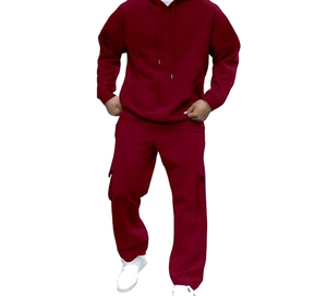 Chándal de entrenamiento con bordado para hombre, en oferta, chándal de invierno con capucha para hombre, chándales deportivos personalizados para correr. - Product Image 3