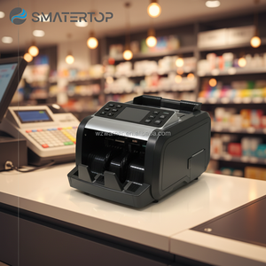P89 Machine de comptage de billets multi-devises 1CIS avec détecteur de faux billets, compteur de billets mixtes et imprimante - Product Image 4