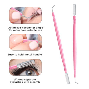 Outils d'extension de cils roses de qualité supérieure en gros, outils de lifting des cils en acier inoxydable, instruments de beauté par Bahasa Pro - Product Image 5