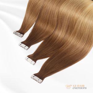Cabello vietnamita crudo de alta calidad 40 piezas/100g cinta en extensiones cabello humano Balayage Color 100% paquetes de cabello Remy crudo - Product Image 4