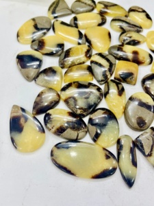 Grade AAA de cabochon de pierres précieuses septariennes jaunes en gros pierre en vrac pour la fabrication de bijoux - Product Image 3