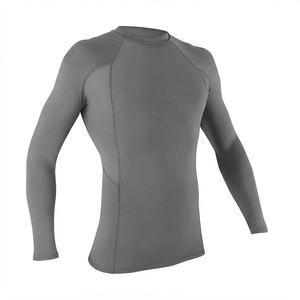 <b>Mens</b> Compression Rash Guard Long Sleeve Athletic Shirt Quick Dry Stretch UV Protection <b>Swim</b> Surf Training Gym Fitness Sportswear - Product Image 5