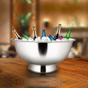 Elegant Stainless Steel <b>Ice</b> <b>Bucket</b> for Home or Party for Serving for Champagne or Beverages Beverage Tubs - Product Image 2