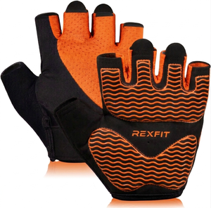 Premium Half Finger Gym <b>Gloves</b> with Palm Grip for <b>Weight</b> Lifting and Fitness Training Half Finger Gym Fitness <b>Gloves</b> Breathable - Product Image 1