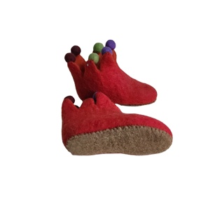 Chaussures pour enfants légères faites à la main au Népal pour l'hiver printemps haute qualité bout rond conception chaude intérieur extérieur pantoufles - Product Image 4