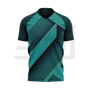 เสื้อฟุตบอลสั่งทำพิเศษ พิมพ์ลายดิจิทัล แห้งเร็ว ระบายอากาศได้ดี น้ำหนักเบา ต้านเชื้อแบคทีเรีย ผ้าฝ้าย 100% สำหรับนักกีฬา - Product Image 6