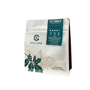 Espresso Base Blend SCA Organic Medium Dark <b>Roasted</b> Arabica Coffee Vietnam <b>Bag</b> Packaging for Professional Hotel Morning Use - Product Image 1