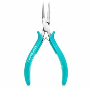 Pince à bec semi-plat semi-pointu, outil de précision pour la fabrication de bijoux, outil manuel professionnel en acier inoxydable de haute qualité, léger - Product Image 1