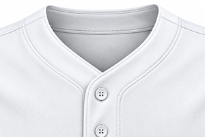 Camiseta de Béisbol Blanca Unisex de Manga Corta con Botones al Frente, Absorbente de Humedad, Poliéster, Corte Regular para Adultos, Color Sólido para Todas las Temporadas - Product Image 4