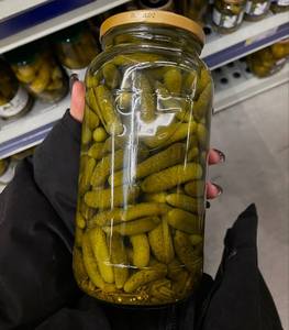 Concombres en conserve en gros, marinés à l'ail et à la persil, marque OEM - Product Image 3