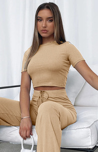 solid <b>Sets</b> for Women 2 Pieces Loose Long Sleeves <b>Knitting</b> Women's Sweater Pants Fashion Thickening Women 2 Piece <b>Set</b> Outfit new - Product Image 3