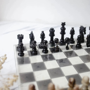 ILAHI's Eco-Friendly Rustic Polished Rectangle <b>Chess</b> <b>Board</b> Game 100% Handmade Pure Wood Animal/Love Style Customized Size <b>Chess</b> - Product Image 1