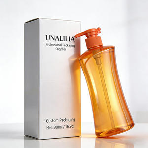 Custom 300ml 500ml Custom Color PET Plastic Silk Screen Printed Body Wash <b>Pump</b> Sprayer <b>Bottle</b> Lotion <b>Shampoo</b> Hair Conditioner - Product Image 5