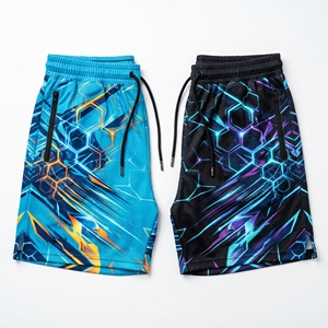 Custom Liquid <b>Marble</b> Aurora Swirl Texture Graphic <b>Mesh</b> Shorts Men’s Athletic Sublimation Basketball Training Shorts - Product Image 5