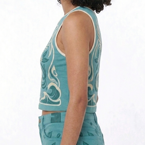 Débardeur pour femme le plus populaire, de haute qualité, coupe décontractée personnalisée, élégant et très vendu - Product Image 3