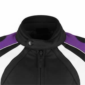 Chaqueta de Motociclismo Deportiva de Cuero y Cordura Estampada de Última Moda, Talla Grande, de Alta Calidad e Impermeable - Product Image 5