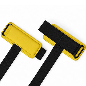 Sangles de levage personnalisées en caoutchouc avec logo, antidérapantes, réglables, avec anneaux métalliques, pour entraînement de force et fitness, service OEM - Product Image 5