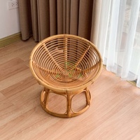 Cadre de chaise Papasan en rotin écologique de conception européenne moderne pour la chambre à coucher, le salon et l'école, provenant de fournisseurs vietnamiens