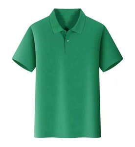 Men's Short Sleeve Polo Shirt Solid Color Casual Wear Oxford Fabric Woven Design Button Front Regular Fit 100% Cotton Breathable - Product Image 3