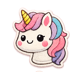 Cartoon Horse Embroidered Iron On Patch <b>Cute</b> Applique for Kids Clothing Bags Hats DIY - Product Image 3