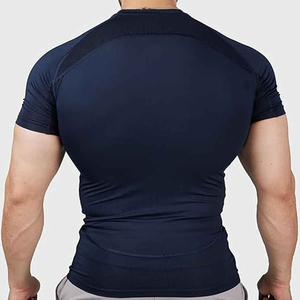 <b>Compression</b> <b>Shirt</b> For Men Quick Dry Fabric Manufacturer Men <b>Compression</b> Tee <b>Custom</b> <b>Design</b> Gym Wear Supplier Mens - Product Image 6