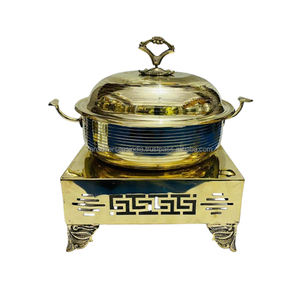 Produits tendance 2024 nouveauté Design classique fête mariage en laiton réchaud avec support forme et taille personnalisées - Product Image 4