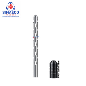 เครื่องเก็บเกี่ยวไขมันแบบหลายพอร์ตความเร็วสูง - ท่อสูญญากาศปลายแหลมทั้งสองด้านพร้อมด้ามจับแบบ Super Luer Lock ทำจากสแตนเลสสตีลสำหรับถ่ายโอนไขมัน - Product Image 1