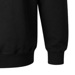 Sudadera con Capucha Negra, de Forro Polar, Manga Larga, con Estampado Gráfico, Diseño AKA, Informal, con Bolsillo Canguro - Product Image 5